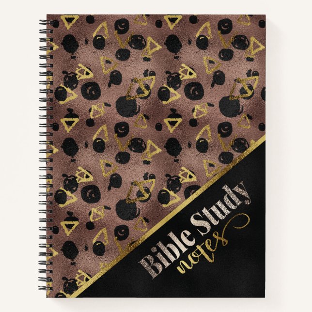 "Glitzer & Grace"-Notebook (Bibelstudie #20) Notizbuch (Vorderseite)