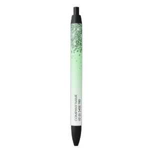 Glitzer Green Kugelschreiber