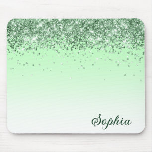 Glitzer Green Mousepad