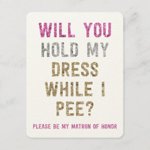 Glitzer halte mein Kleid fest, während ich pisse   Ankündigung