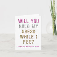 Glitzer halte mein Kleid fest, während ich pisse |