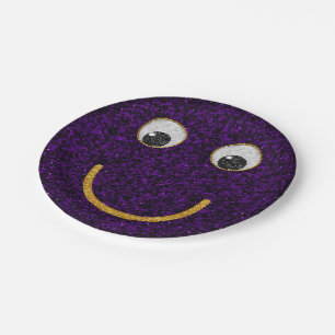 Glitzer Happy Face 10-Paper Party Teller