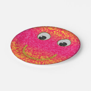Glitzer Happy Face 35-Paper Party Teller