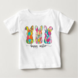 Glitzer Happy Oaster Bunny Baby T-shirt