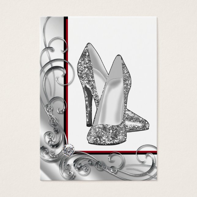 Glitzer High Heel Shoe (Vorderseite)