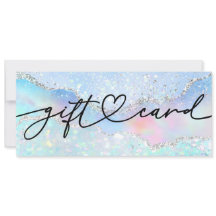 Glitzer-Hintergrund-Geschenkgutschein