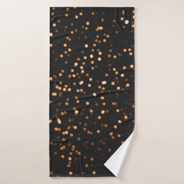Glitzer-Hintergrundgold Badehandtuch (Badehandtuch)