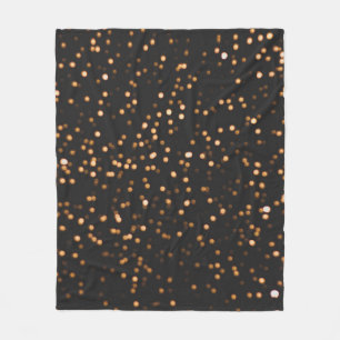 Glitzer-Hintergrundgold Fleecedecke