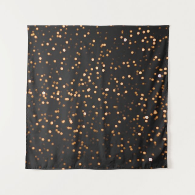 Glitzer-Hintergrundgold Wandteppich (Vorderseite)