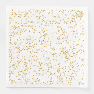 Glitzer Imitate Gold Confetti Hochzeitsempfang Par Serviette