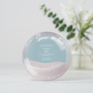 Glitzer in Aquarellfarbe im Brautparty Liebe Einladung