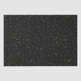 Glitzer in Goldtönen und Glitzern in Schwarz Seidenpapier