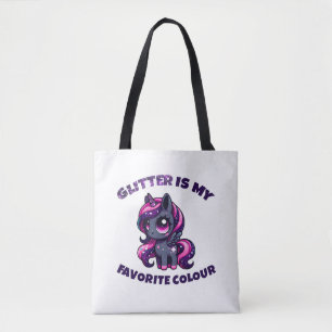 Glitzer ist meine Lieblingsfarbe niedlich Pony Uni