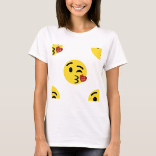 Glitzer kiss emoji T-Shirt