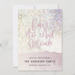 Glitzer Klasse Baby seine kuschelig außerhalb Weih