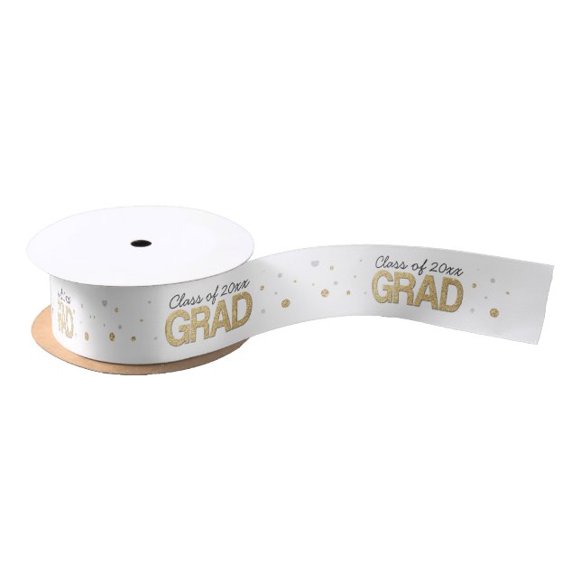Glitzer-Konfetti-Graduierungspartei für Gold Foil Satinband (Spule)