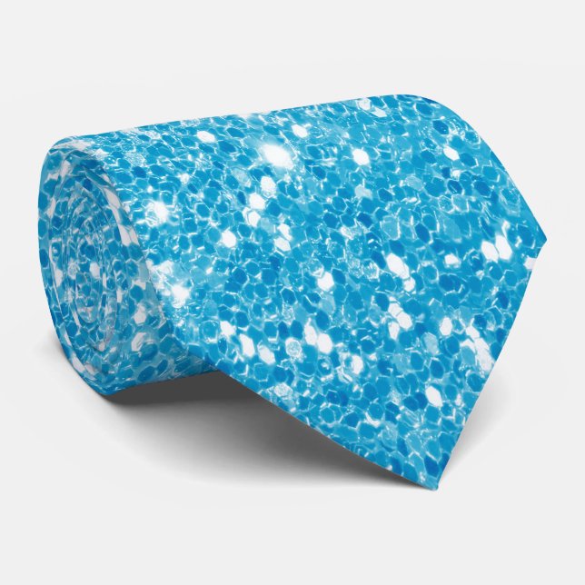 Glitzer Krawatte (Gerollt)