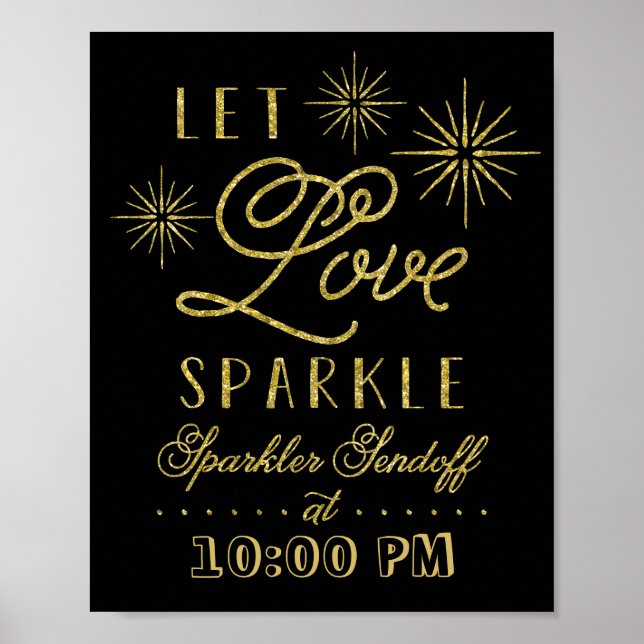 Glitzer Lasse Liebe Sparkle | Sparkleraussendung Poster (Vorne)