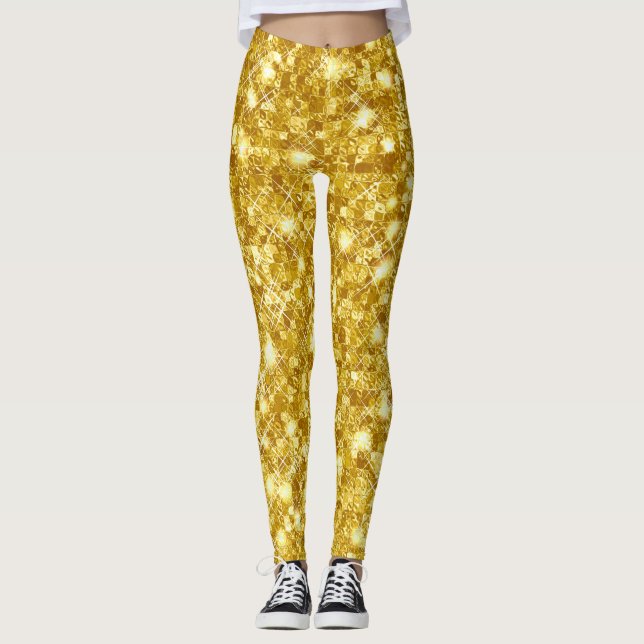 Glitzer Leggings (Vorderseite)