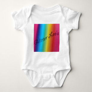 Glitzer Leo Baby Strampler