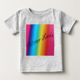 Glitzer Leo Baby T-shirt