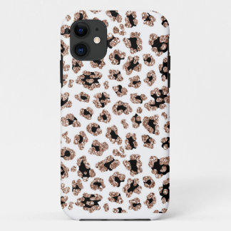 Glitzer-Leoparddruck-Telefonkasten Case-Mate iPhone Hülle