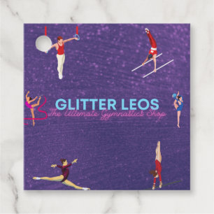 Glitzer Leo's - The Ultimate Gymnastics Shop Geschenkanhänger