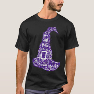 Glitzer Lila Hexenmagie Halloween-Kostüm W T-Shirt