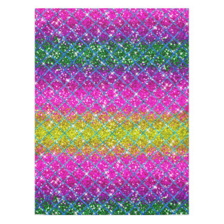 Glitzer Lila Snakeskin Tischdecke