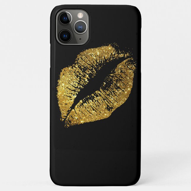 Glitzer Lippen Case-Mate iPhone Hülle (Rückseite)