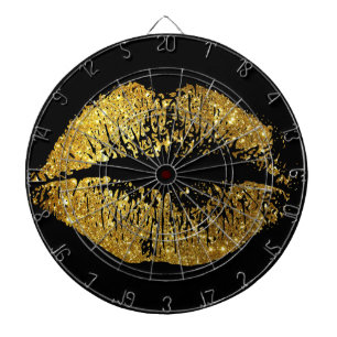 Glitzer Lippen Dartscheibe