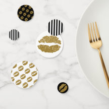 Glitzer Lipstick Kiss Beauty Party