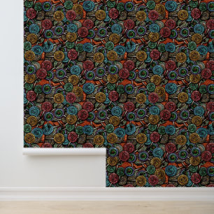 Glitzer Lollipop Pattern Tapete