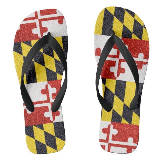 Glitzer-Maryland-Flag-Flops Flip Flops (Fußbett)