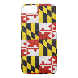 Glitzer Maryland Flag iPhone 7 Fall iPhone 8/7 Hülle