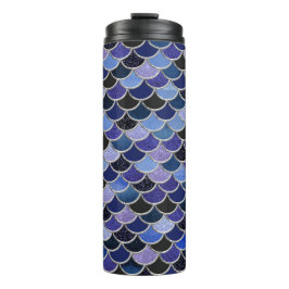 Glitzer Mermaid Scales Thermosbecher