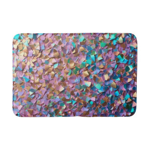 Glitzer Moderne opal-holografische Sammlung Badematte
