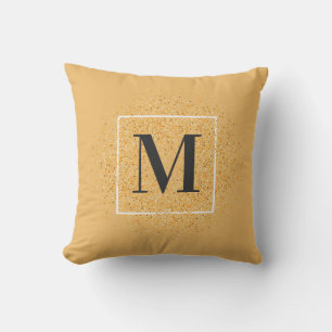 Glitzer Monogram Kissen