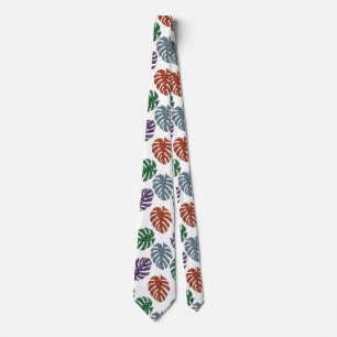 Glitzer Monstera Neck Tie Krawatte