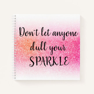 Glitzer Notebook/Journal Notizbuch