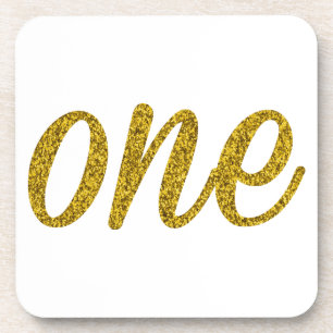 Glitzer Nr. EINE (1) Untersetzer