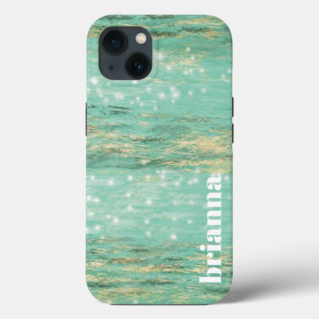 Glitzer Ocean Case-Mate iPhone Case (Rückseite)