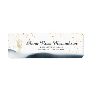 *~*Glitzer Ocean Nautical Beach MORSE Gold