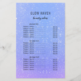 Glitzer Ombre Beauty Salon Flyer