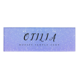 Glitzer Ombre Beauty Salon Namenschild