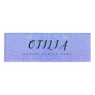 Glitzer Ombre Beauty Salon Namenschild
