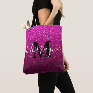 Glitzer Ombre Glitzern Metallisches Monogramm