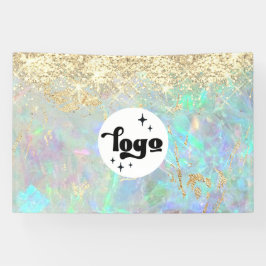 Glitzer-Opal-Hintergrund Banner