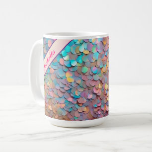 Glitzer Opal Holographic Modern Collection Kaffeetasse