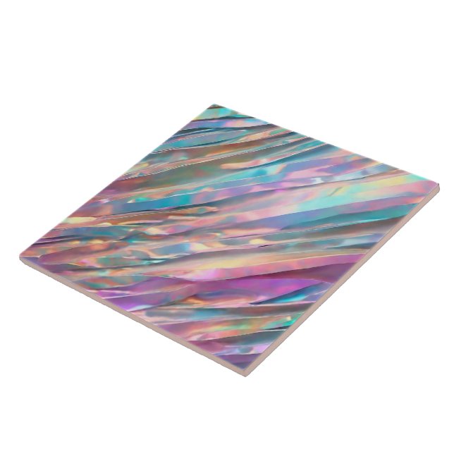Glitzer Opal Holographic Trendy Collection Fliese (Seite)